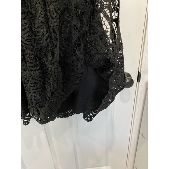 NWT Anthropologie Eva Franco Floral Lace Mini Dress 6 Holiday New Years Eve - Picture 10 of 11